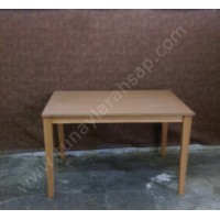 ms002 Ahşap Yemek Masası Modelleri (120x80 Masa)